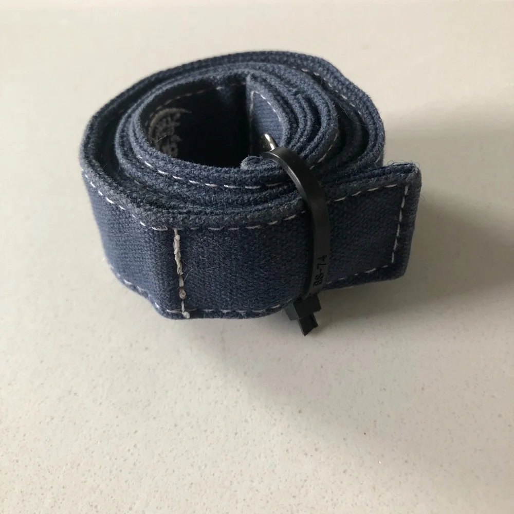 Myself Belts Kids Blue Easy Fasten Velcro Belt